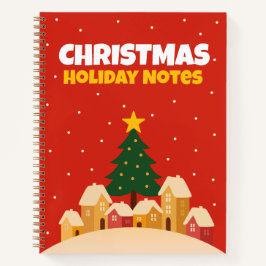 Christmas Holiday Traditions Notebook Lined Notizblock