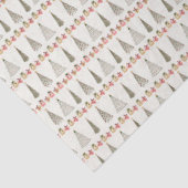 Christmas Holiday Trees Tissue Paper Seidenpapier (Detail)