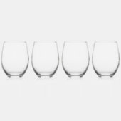 Christmas Holiday Weinglas Ohne Stiel (Rechts)