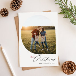 Christmas Holiday Wish With Photo Holiday Card Feiertagskarte