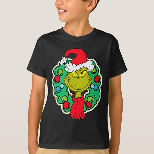 Christmas Holiday Wreath T-Shirt (Vorderseite)