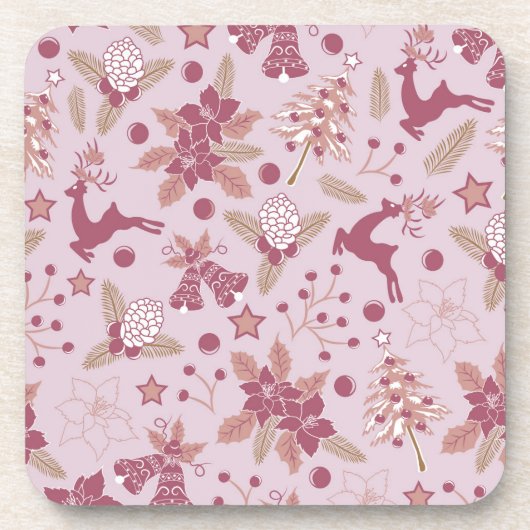 Christmas holidays getränkeuntersetzer (Vorderseite)