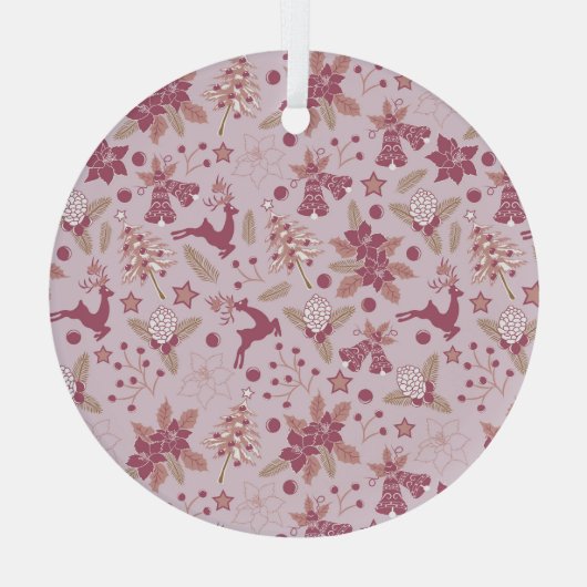 Christmas holidays ornament aus glas (Rückseite)