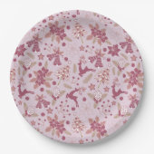 Christmas holidays pappteller (Vorderseite)