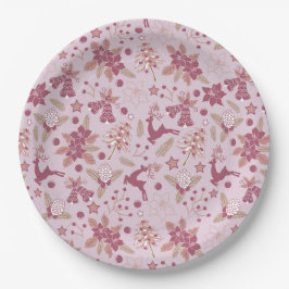 Christmas holidays pappteller