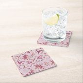 Christmas holidays rechteckiger pappuntersetzer (Vor Ort)