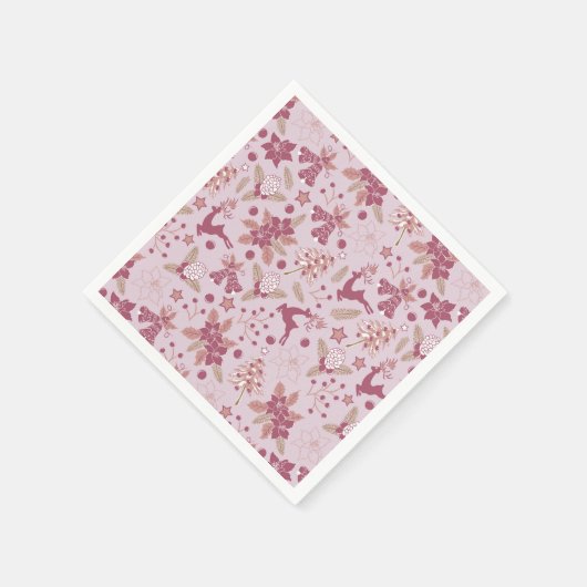 Christmas holidays serviette (Ecke)