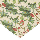 Christmas Holliday Holly Berry Kurzer Tischläufer (Ecke)