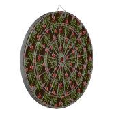 Christmas Hollies - Dart Board Dartscheibe (Vorderseite Links)