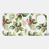 Christmas Holly Berries Case-Mate iPhone Hülle (Rückseite (Horizontal))