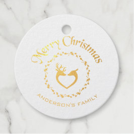 Christmas Holly Berries Geschenkanhänger