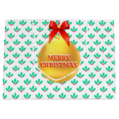 Christmas Holly Berry Große Geschenktüte (Vorderseite)