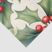 Christmas Holly Berry Seidenpapier (Detail)