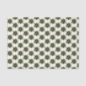 Christmas Holly Berry Tissue Paper Seidenpapier (Vorderseite)