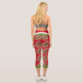 Christmas Holly Branch Leggings (Rückseite)