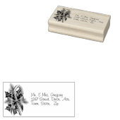 Christmas Holly Candy Cane Ribbon Gummistempel (Stempel)