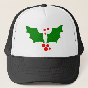 Christmas Holly Design Truckerkappe