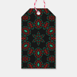 Christmas Holly Green Geschenkanhänger