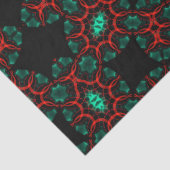 Christmas Holly Green Seidenpapier (Detail)