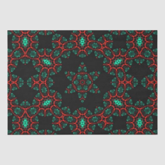 Christmas Holly Green Seidenpapier (Vorderseite)