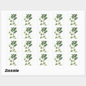 Christmas Holly & Ivy Sprigs Botanische Stickers (Blatt)