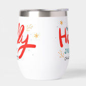 Christmas Holly Jolly Fun Winter Personalisiert Na (Links)