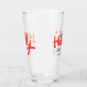 Christmas Holly Jolly Fun Winter Personalisiert Na Glas (Links)