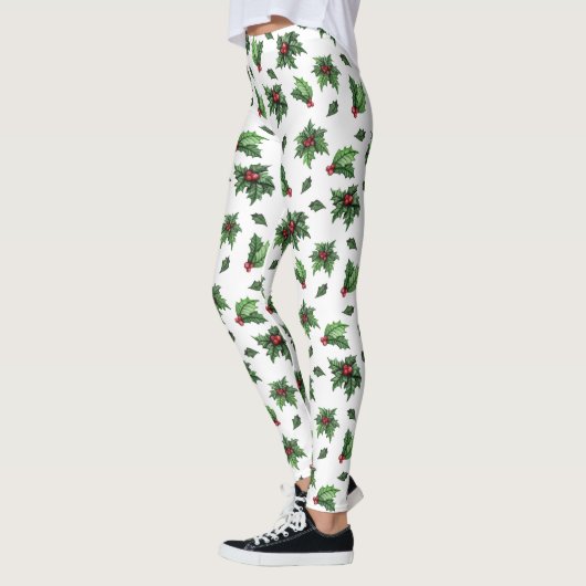 Christmas Holly Leggings (Links)
