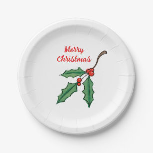 Christmas Holly Paper Tellers Pappteller
