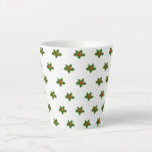 Christmas Holly Pattern Milchtasse (Vorderseite)