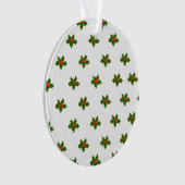 Christmas Holly Pattern Ornament (Vorderseite)