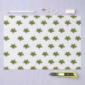 Christmas Holly Pattern Seidenpapier (Handwerk)