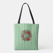 Christmas Holly Pattern Tasche (Rückseite)