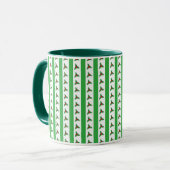 Christmas Holly Pattern Tasse (Vorderseite Links)