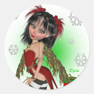 Christmas Holly Pixi Stickers