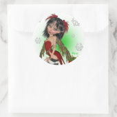 Christmas Holly Pixi Stickers (Tasche)