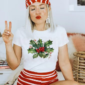 Christmas Holly Sprig T-Shirt