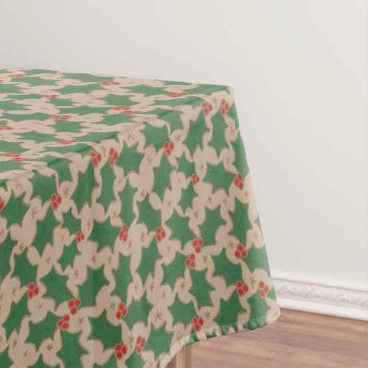 Christmas Holly Tablecloth Tischdecke (Beispiel)
