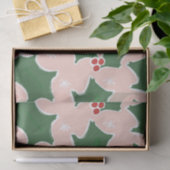 Christmas Holly Tissue Paper Seidenpapier (Geschenk)