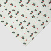 Christmas Holly Tissue Paper Seidenpapier (Detail)