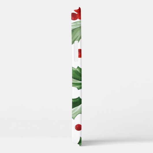 Christmas Holly Verlasse Nahtloses Symbol Case-Mate iPhone Hülle (Rückseite / Rechts)