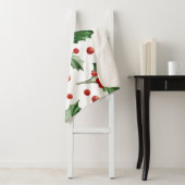 Christmas Holly Verlasse Nahtloses Symbol Sherpadecke (Beispiel)