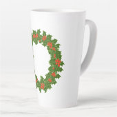 Christmas Holly Wreath Coffee Tasse (Rechte Ecke)
