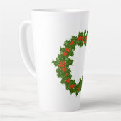 Christmas Holly Wreath Coffee Tasse (Linke Ecke)