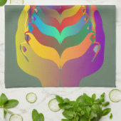 Christmas Hope and Togetherness Geschirrtuch (Gefaltet)