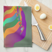 Christmas Hope and Togetherness Geschirrtuch (Viertel Falte)