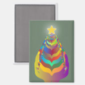 Christmas Hope and Togetherness Magnet (Vorderseite/Rückseite)