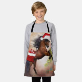 Christmas Horse Schürze (Getragen)