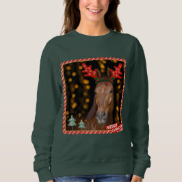 christmas horsie sweater sweatshirt