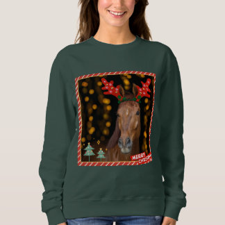 christmas horsie sweater sweatshirt
